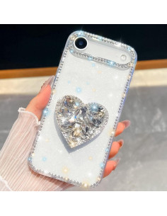 Cover iPhone Air PC + TPU Glitterato Rosa