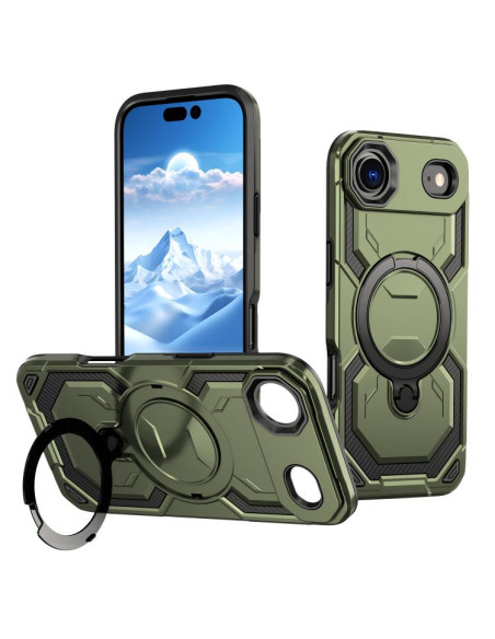 Cover iPhone Air MagSafe Nero Verde | Melacompro