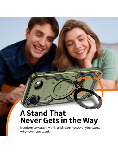 Cover iPhone Air MagSafe Nero Verde | Melacompro