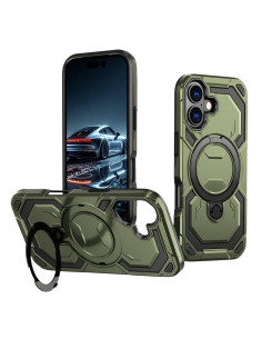 Cover iPhone 17 Pro Max MagSafe Nero Verde