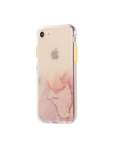 Cover iPhone SE 2020 TPU Antiurto Nero Rosa | Melacompro 2