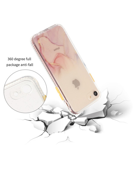 Cover iPhone SE 2020 TPU Antiurto Nero Rosa | Melacompro