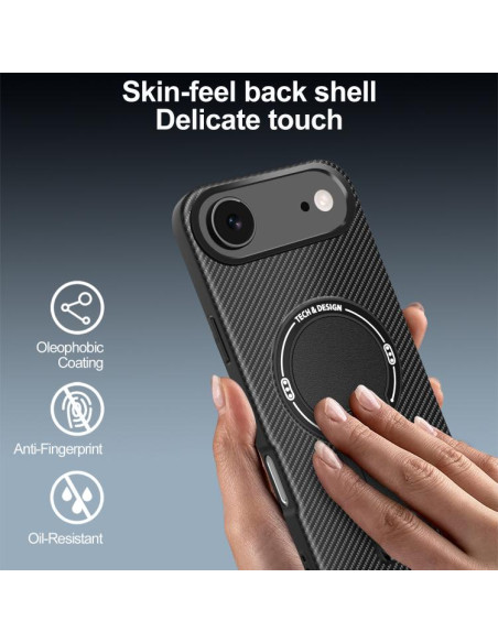 Cover iPhone Air Mimetico MagSafe Nero | Melacompro