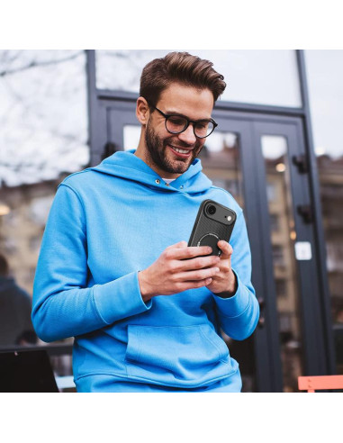 Cover iPhone Air Mimetico MagSafe Nero | Melacompro