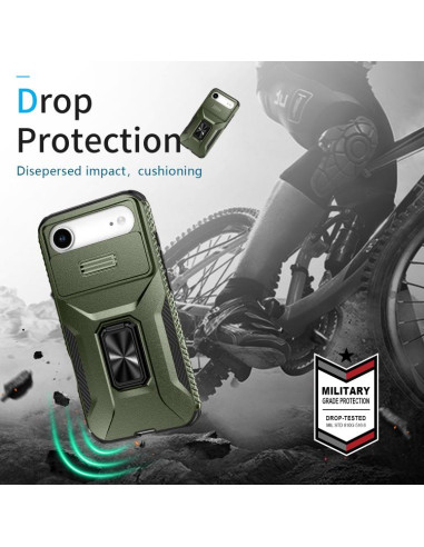 Cover iPhone Air Mimetico Ring Holder Pine Verde | Melacompro