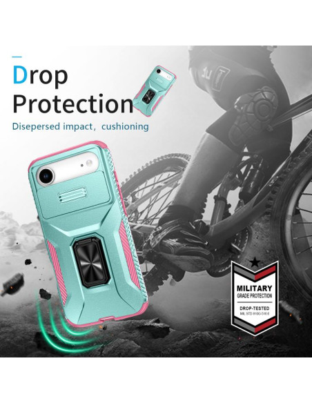 Cover iPhone Air Mimetico Ring Holder Verde | Melacompro