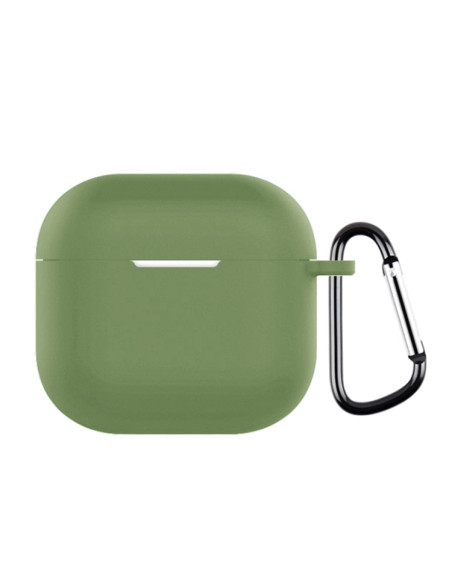 Cover AirPods 4 Silicone Nero Matcha Verde | Melacompro