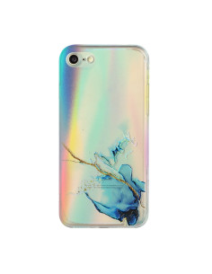 Cover iPhone SE 2020 TPU Antiurto Nero Blu