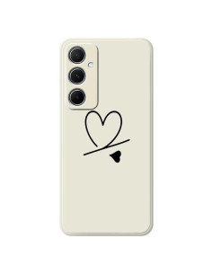 Cover Redmi Note 11S TPU Verde Dipinto Minimalista Bianco