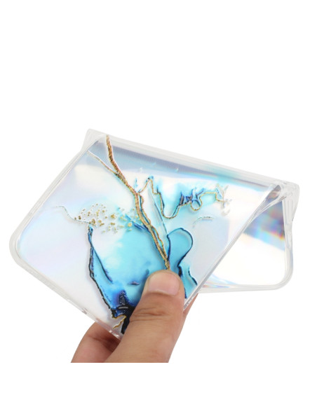 Cover iPhone SE 2020 TPU Antiurto Nero Blu | Melacompro