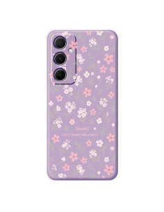 Cover Redmi 12 4G TPU Bordi Dritti 6D Bianca Viola