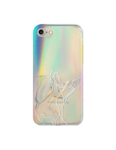 Cover iPhone SE 2020 TPU Antiurto Nero Grigio