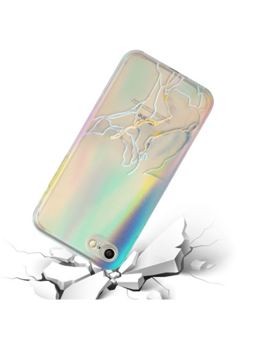 Cover iPhone SE 2020 TPU Antiurto Nero Grigio | Melacompro