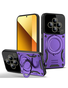 Cover Redmi 14C PC + TPU Bianca MagSafe Viola