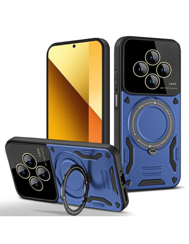 Cover Redmi 14C MagSafe PC TPU Bianca Blu | Melacompro