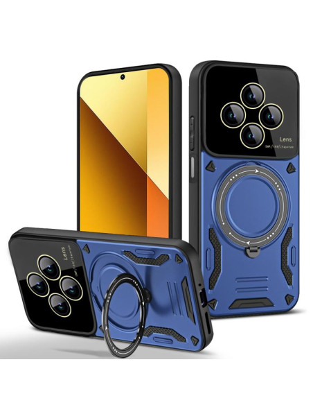 Cover Redmi 14C MagSafe PC TPU Bianca Blu | Melacompro