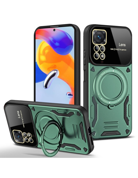 Cover Redmi Note 11 Pro MagSafe Nero Verde | Melacompro