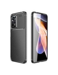 Cover Redmi Note 11 Pro TPU Fibra di Carbonio Nero