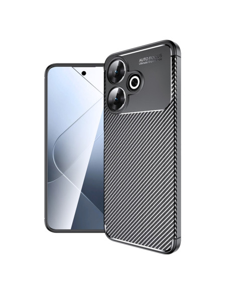 Cover Redmi 13 4G TPU Fibra di Carbonio Nero | Melacompro