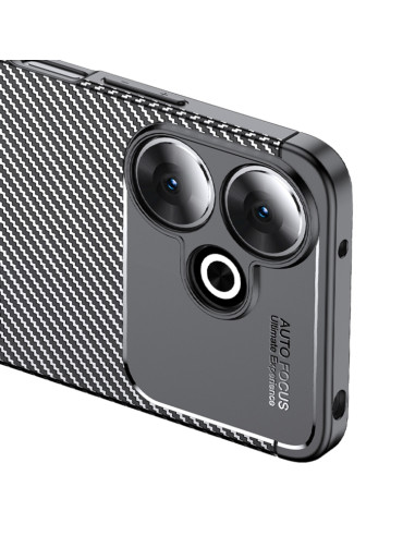 Cover Redmi 13 4G TPU Fibra di Carbonio Nero | Melacompro