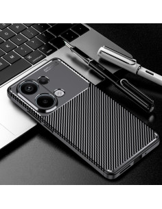 Cover Redmi Note 13 Pro 4G TPU Fibra di Carbonio Nero
