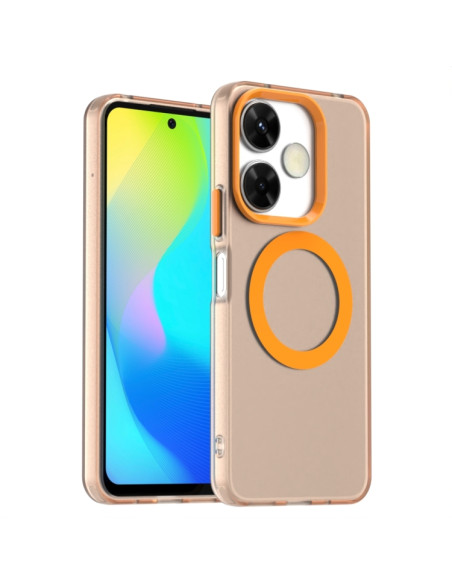 Cover Redmi 13 5G MagSafe PC TPU Arancione | Melacompro