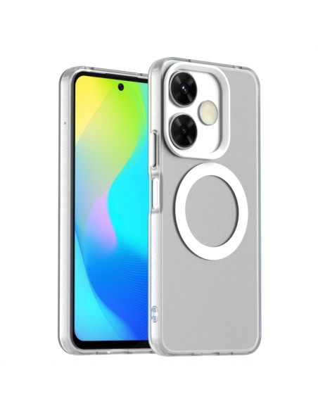 Cover Redmi 13 5G MagSafe PC TPU Bianco | Melacompro