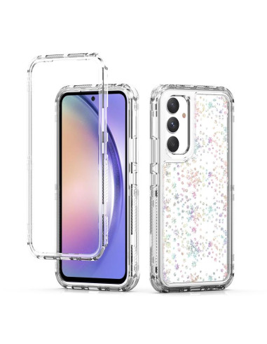 Cover Galaxy A54 5G Trasparente Fiocchi di Neve | Melacompro