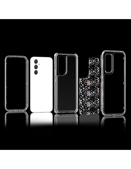 Cover Galaxy A54 5G Trasparente Fiocchi di Neve | Melacompro