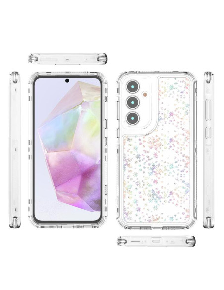 Cover Galaxy A35 5G Acrilico Fiocco Neve Trasparente | Melacompro