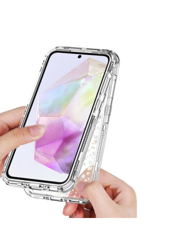 Cover Galaxy A35 5G Acrilico Fiocco Neve Trasparente | Melacompro