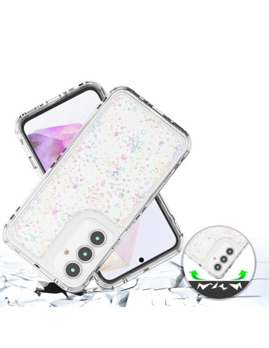 Cover Galaxy A35 5G Acrilico Fiocco Neve Trasparente | Melacompro