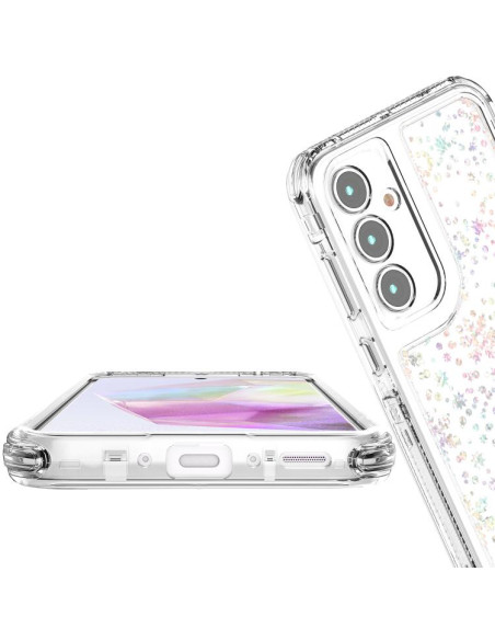 Cover Galaxy A35 5G Acrilico Fiocco Neve Trasparente | Melacompro