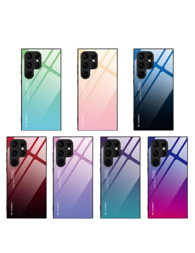 Cover Galaxy S25 Ultra 5G Glass Sfumato Nero | Melacompro