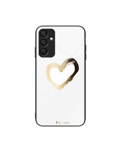 Cover Galaxy A25 5G Vetro Colorato Cuore Colorful