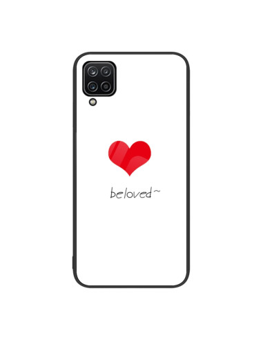 Cover Galaxy A12 Vetro Dipinto Cuore Colorful | Melacompro