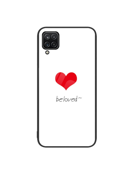 Cover Galaxy A12 Vetro Dipinto Cuore Colorful | Melacompro