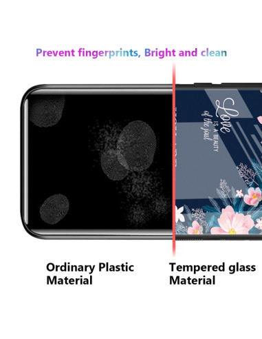 Cover Galaxy A12 Vetro Dipinto Cuore Colorful | Melacompro