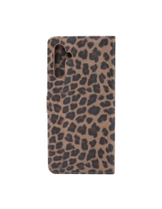 Cover Galaxy A54 5G Pelle Leopardato Marrone | Melacompro 2