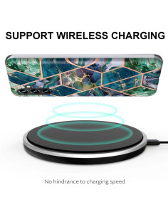 Cover Galaxy A14 5G Marmo Viola Blu Verde | Melacompro 2