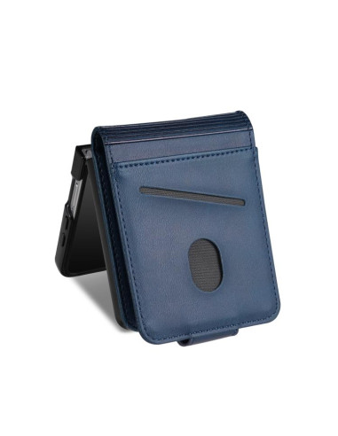 Cover Galaxy Z Flip7 Pelle Magnetica Dark Blu | Melacompro