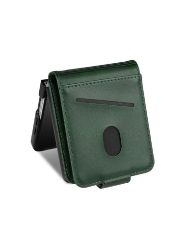 Cover Galaxy Z Flip7 Pelle Magnetica Dark Verde | Melacompro