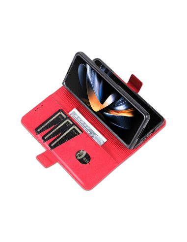 Cover Galaxy Z Fold6 Pelle Magnetica Rosso | Melacompro