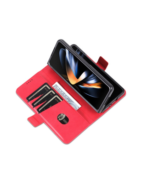Cover Galaxy Z Fold6 Pelle Magnetica Rosso | Melacompro