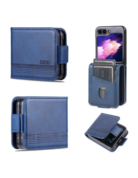 Cover Galaxy Z Flip5 Pelle Magnetica Rosso