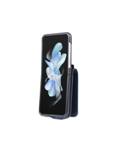 Cover Galaxy Z Flip5 Pelle Magnetica Rosso 2