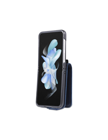 Cover Galaxy Z Flip5 Pelle Magnetica Rosso