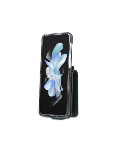 Cover Galaxy Z Flip5 Pelle Magnetica Rosso