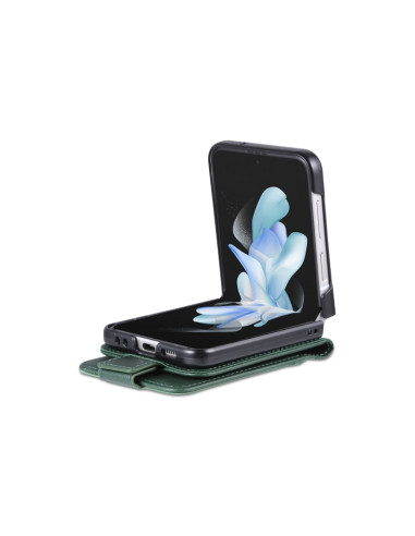 Cover Galaxy Z Flip5 Pelle Magnetica Rosso