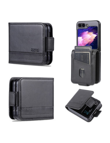Cover Galaxy Z Flip5 Pelle Magnetica Rosso